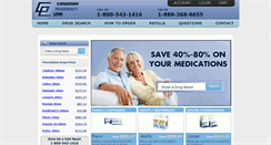 Desktop Screenshot of canadianpharmacylink.com